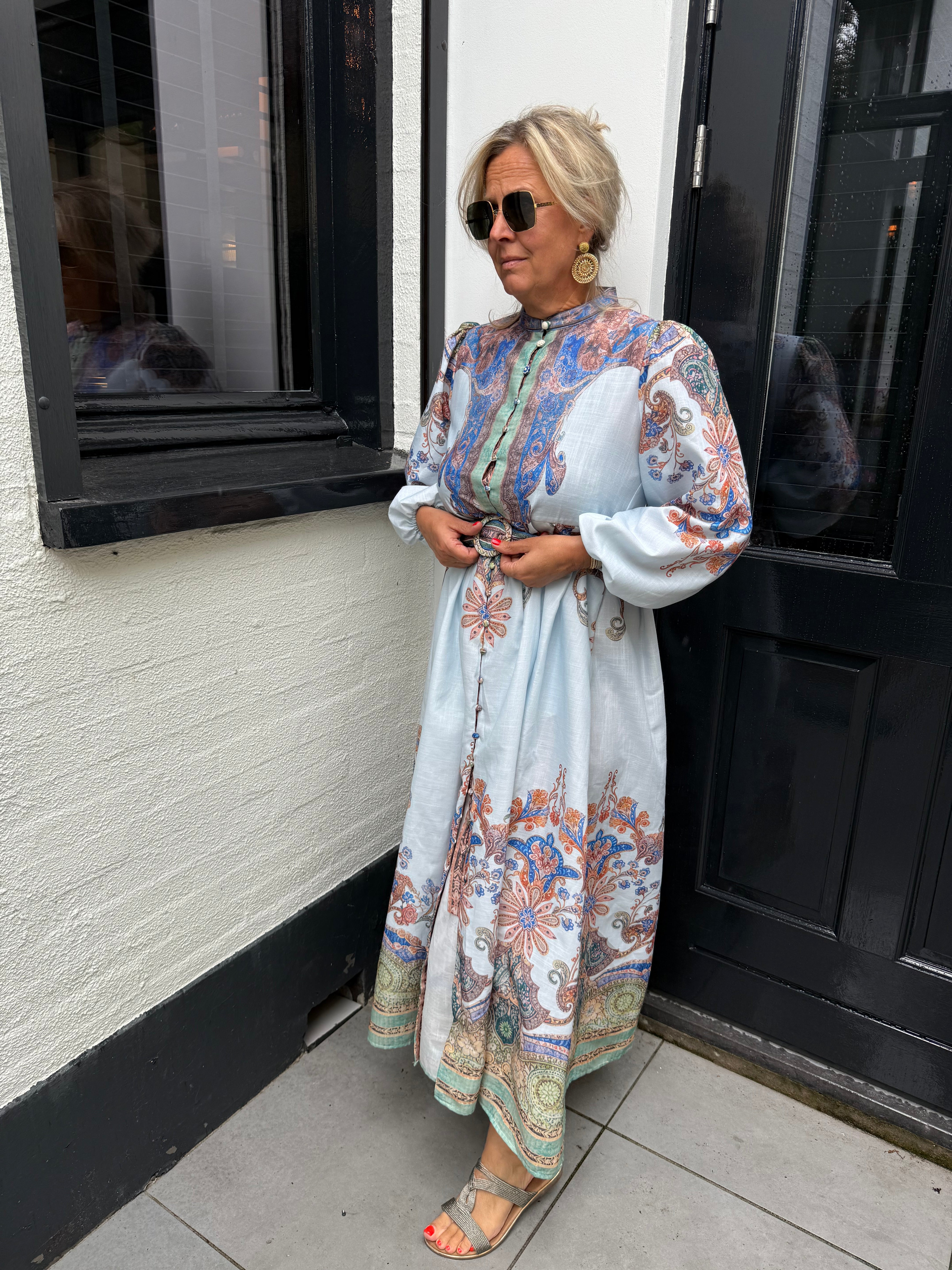Boho Maxi Jurk – Paisley Print