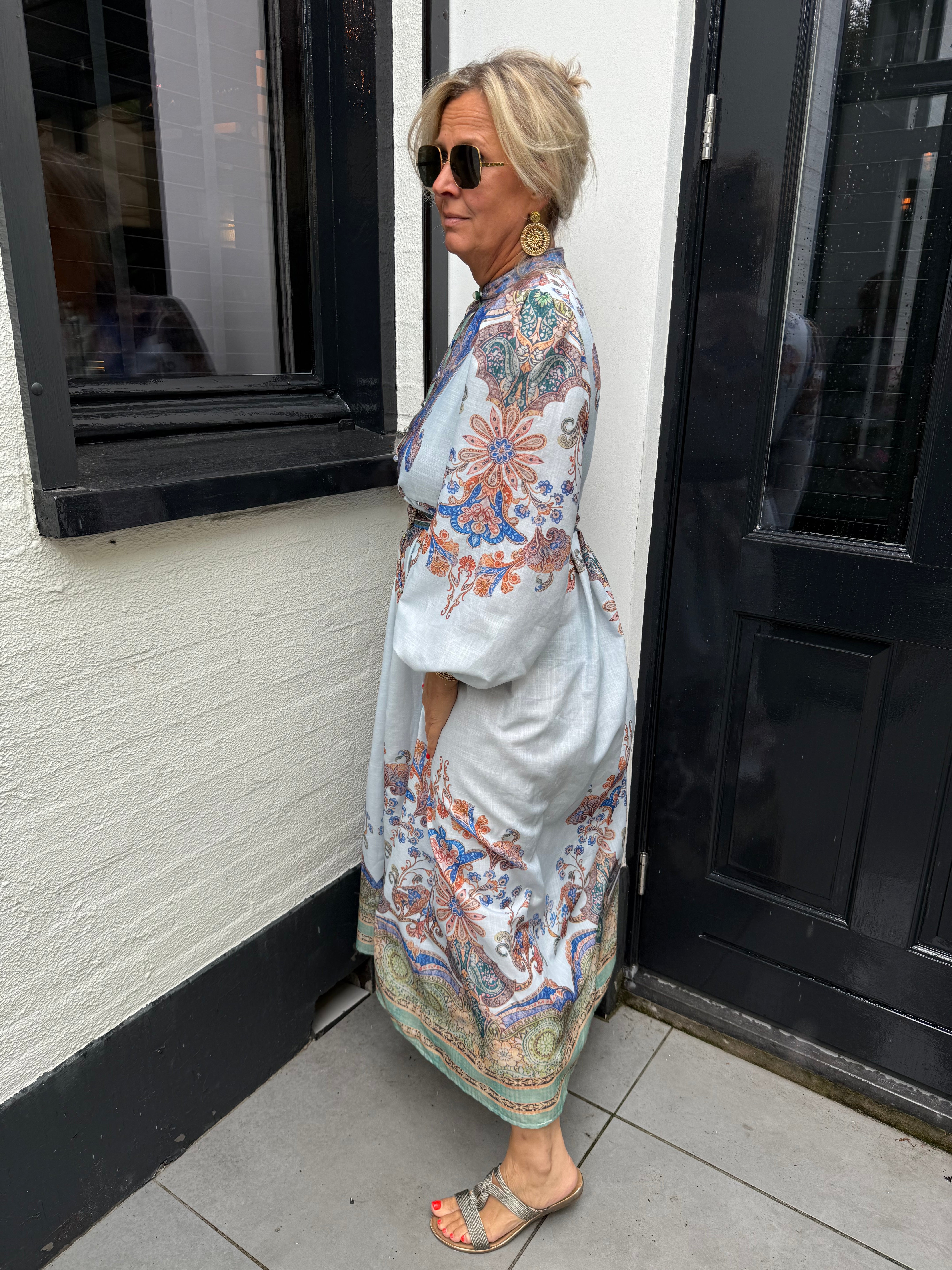 Boho Maxi Jurk – Paisley Print